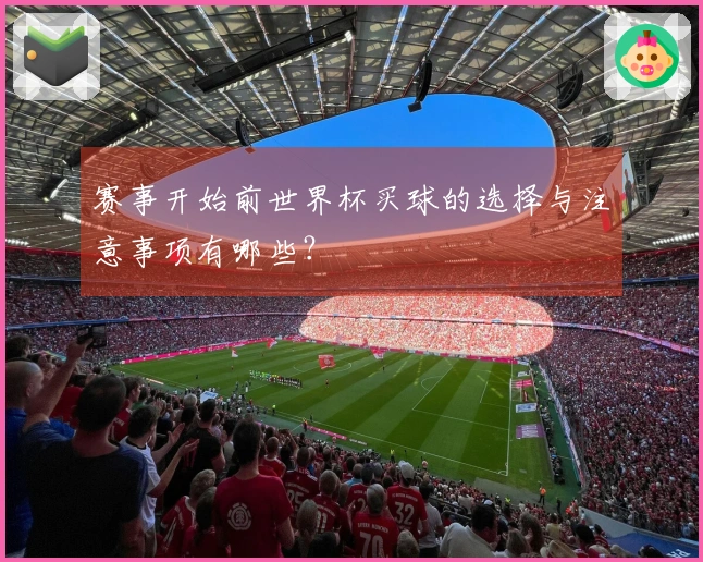 赛事开始前世界杯买球的选择与注意事项有哪些？